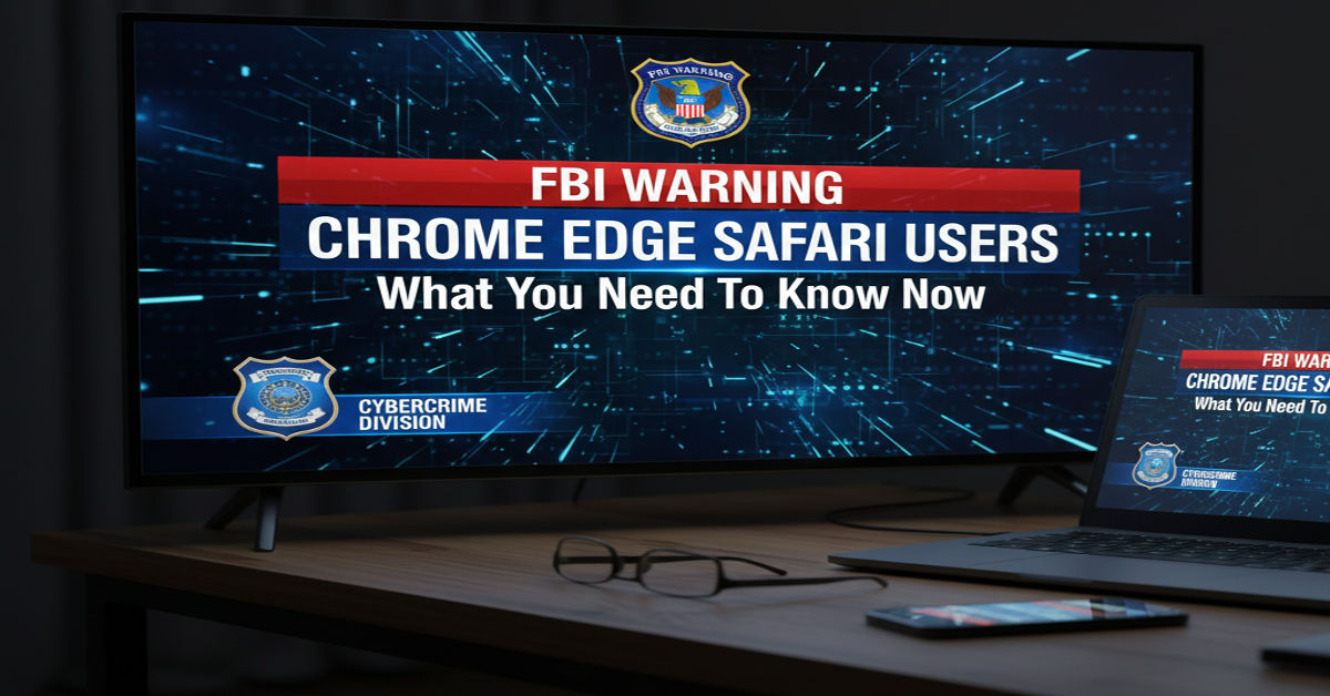 FBI warning Chrome Edge Safari users: What you need to know now