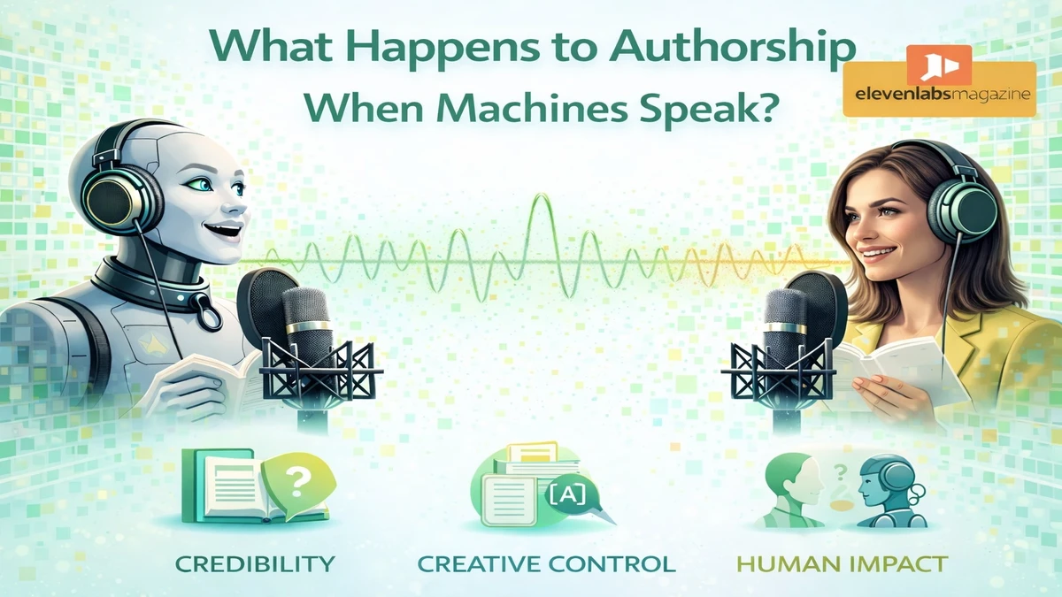 Machine Speaking What Happens to Authorship When Machines Speak? - ElevenlabsMagazine