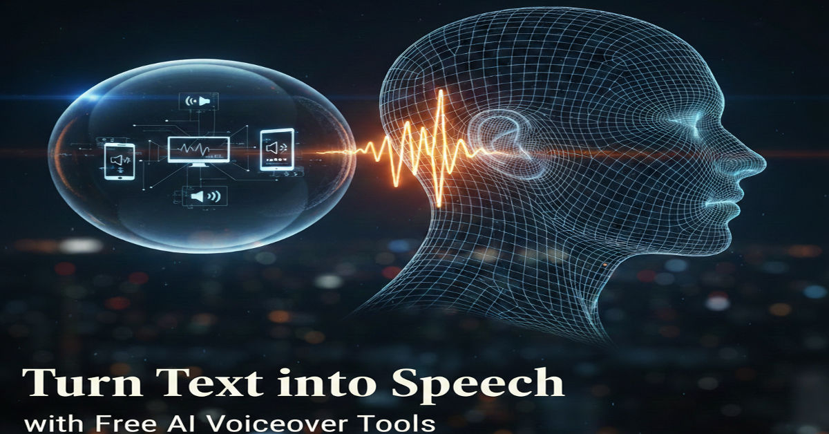 Turn Text into Realistic Speech with Free AI Voiceover Tools