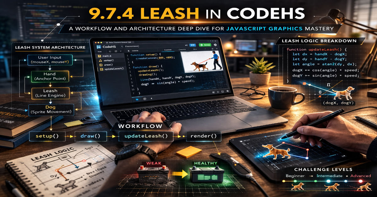 9.7.4 Leash CodeHS Architecture Guide