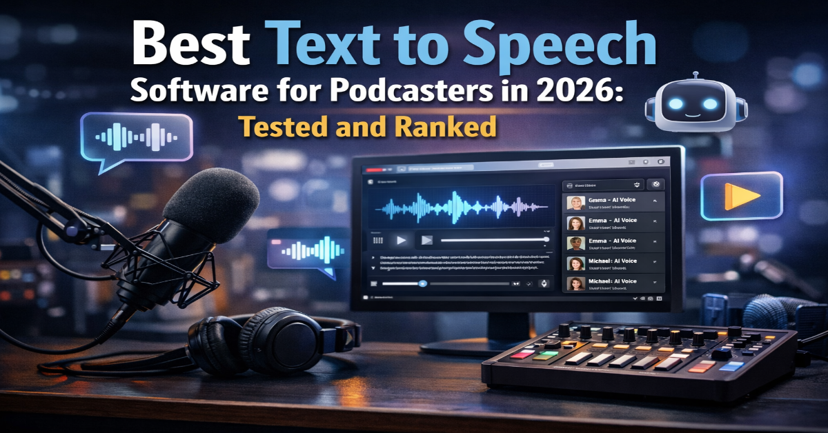 Best Text to Speech Software for Podcasters 2026