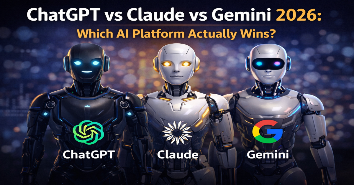 ChatGPT vs Claude vs Gemini 2026: Honest Comparison