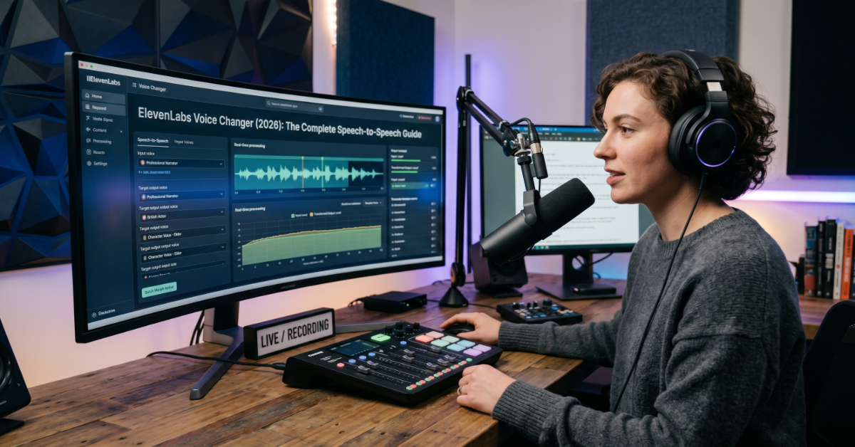 ElevenLabs Voice Changer 2026: Speech-to-Speech Guide