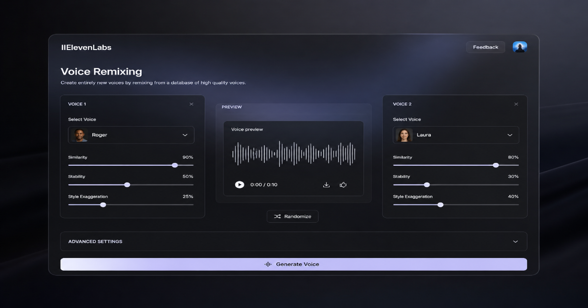 ElevenLabs Voice Remixing Guide 2026: Change Gender, Accent & Style