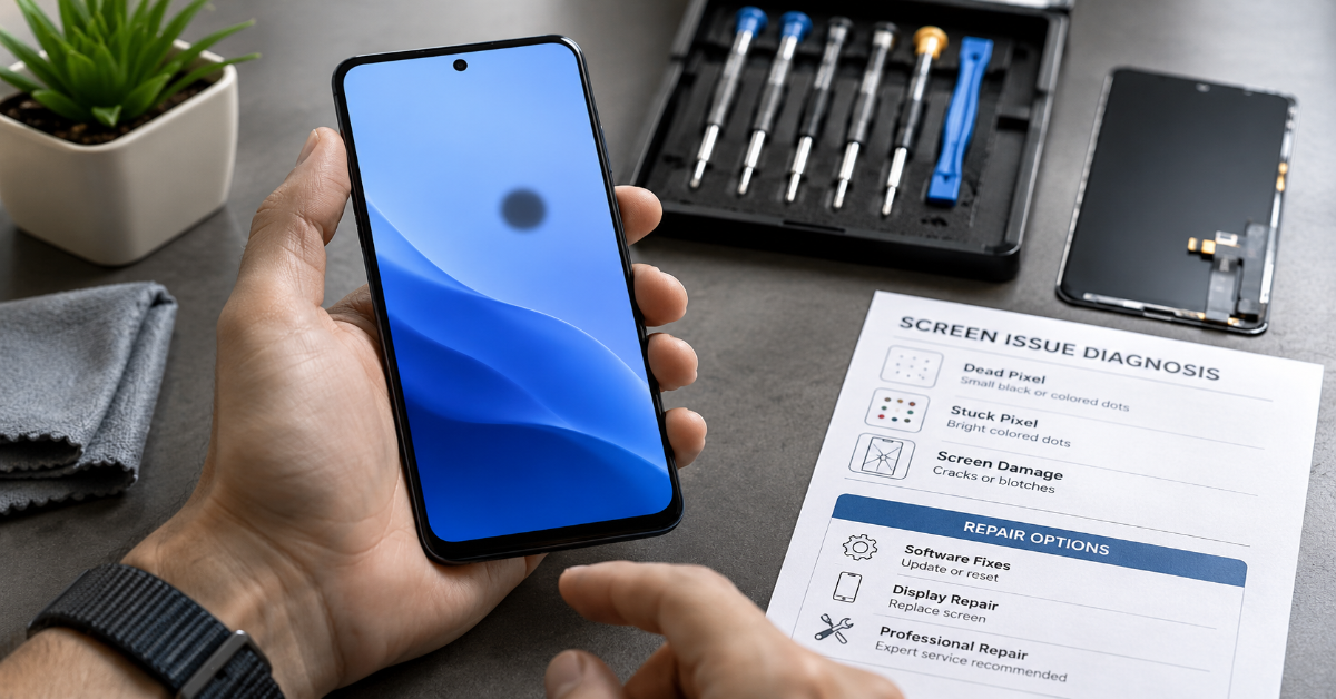 Spot on Mobile Screen: Causes and Fixes