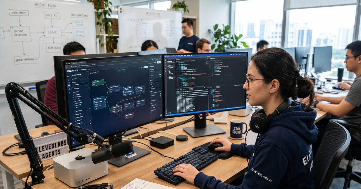 ElevenLabs Agent Workflows Guide 2026: No-Code Voice Agent Logic Builder